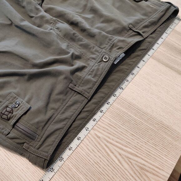 Clothing Arts Mens P^Cubed Pickpocket Proof Travel Pants 42x31 Olive Adjustable - Picture 10 of 11
